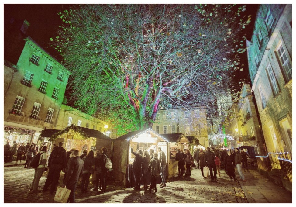 Bath Christmas Market Opens For The Festival Period