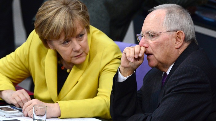 Angela Merkel, Wolfgang Schäuble