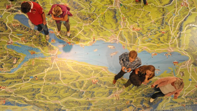 Bodenseekarte in Konstanz