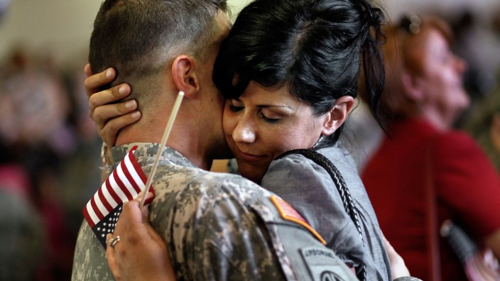 82nd Airborne Troops Return From Deployment To Iraq