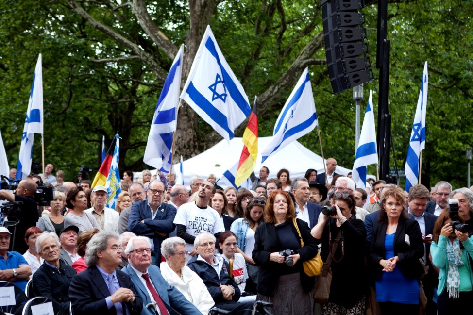 Kundgebung gegen Antisemitismus in München, 2014