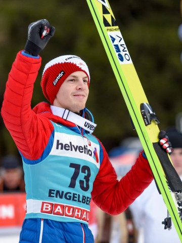 NORDIC SKIING FIS WC Engelberg ENGELBERG SWITZERLAND 21 DEC 14 NORDIC SKIING Ski jumping Skispr; Hayböck Skispringen Engelberg