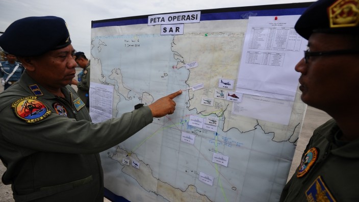 Recovery Operation Continues For AirAsia Wreckage Discovered In Indonesian Waters
