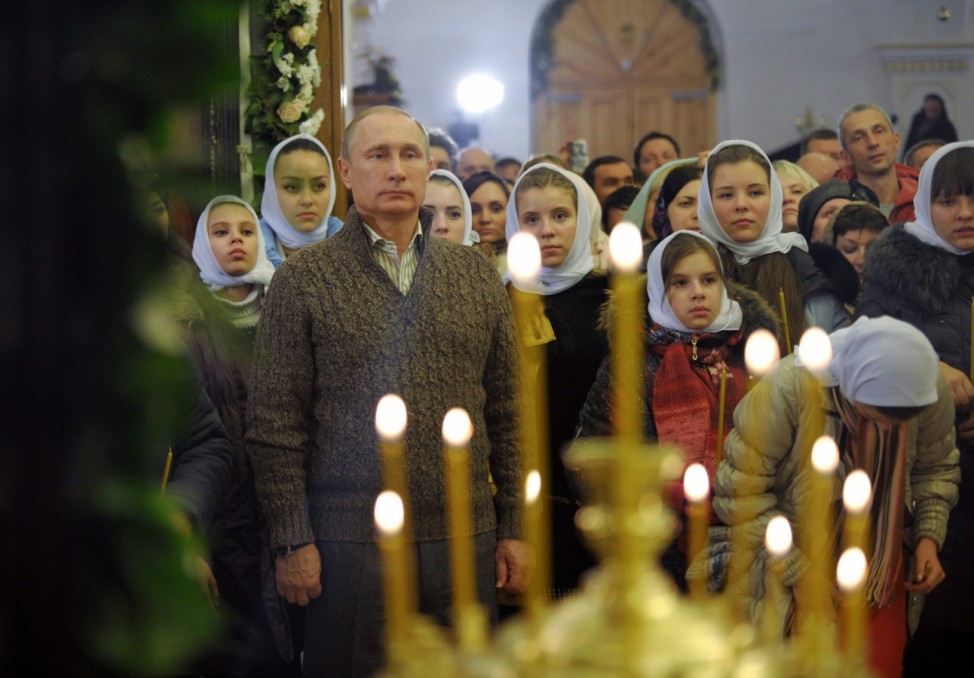 Russian Orthodox Christmas service