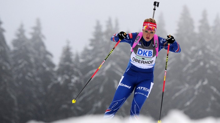 Biathlon in Oberhof: Die Anstiege und Abfahrten in Oberhof sind für die Athleten schwierig.