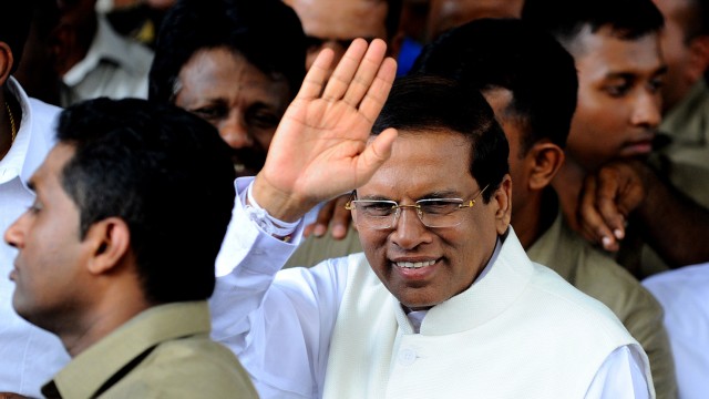 Wahlen in Sri Lanka: Sri Lankas neuer Präsident Maithripala Sirisena.