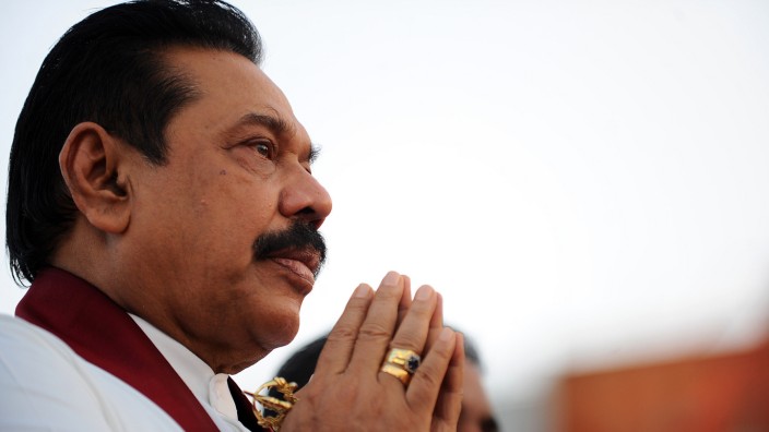 Wahlen in Sri Lanka: Hat seine Niederlage bereits eingeräumt: Sri Lankas bisheriger Präsident Mahinda Rajapakse.