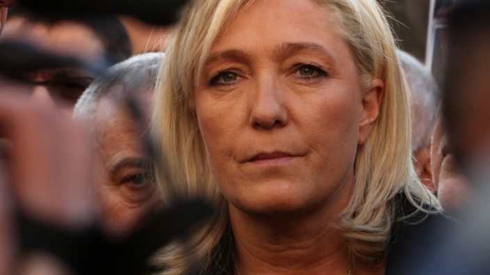France's National Front Leader Marine Le Pen Holds Rally In Beaucaire