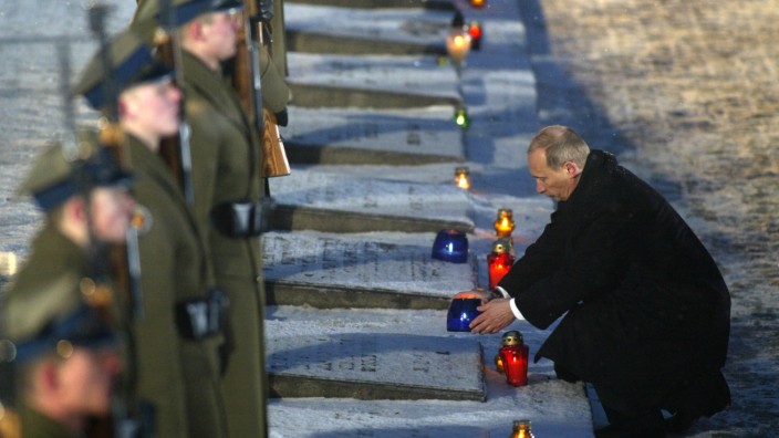 Russischer Präsident: Zum 60. Jahrestag war Putin vor zehn Jahren nach Auschwitz gekommen.