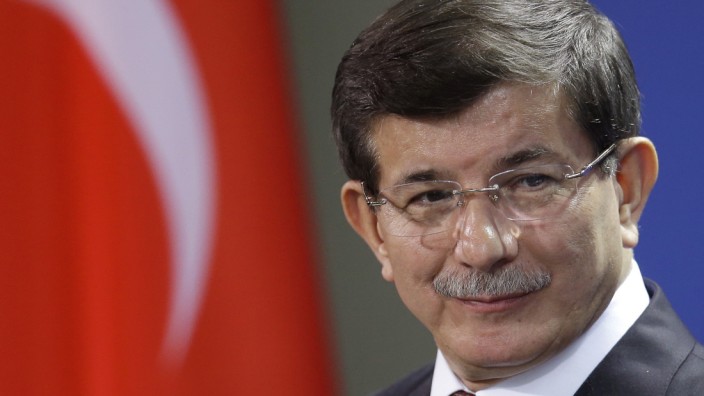 Türkischer Ministerpräsident: Ahmet Davutoğlu bei seinem Staatsbesuch in Berlin am vergangenen Montag.