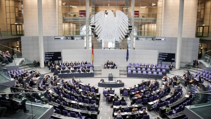 Bundestag - Haushaltsdebatte