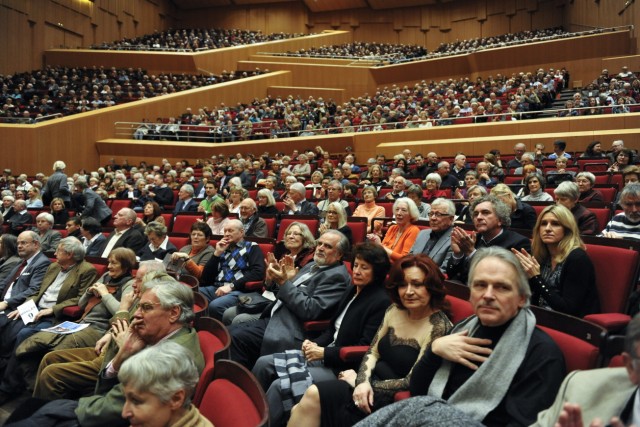 Publikum bei Generalprobe des BR Symphonierorchesters in München, 2011