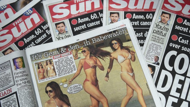 The Sun drops it page 3 after 44 years