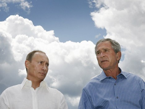 Putin und Bush