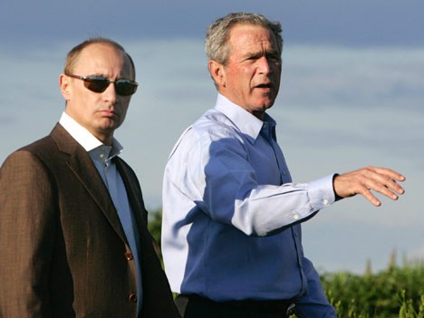 Putin und Bush