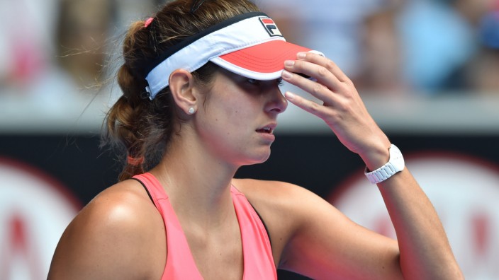 Julia Görges bei den Australian Open: Raus in Melbourne, als letzte Deutsche: Julia Görges.