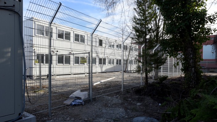 Flüchtlingslager in der McGraw-Kaserne in München, 2014