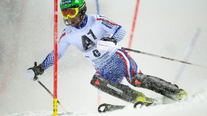 Men's Slalom at the FIS Alpine Skiing World Cup in Schladming