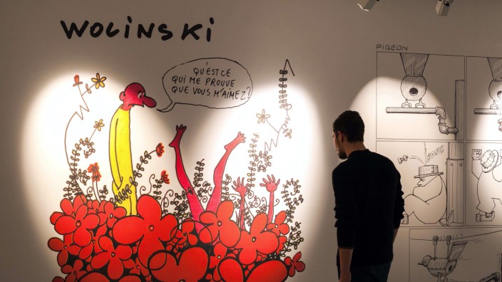 Auf dem Comic-Festival von Angoulême gab es die Möglichkeit, Abschied zu nehmen von den Zeichnern von Charlie Hebdo.