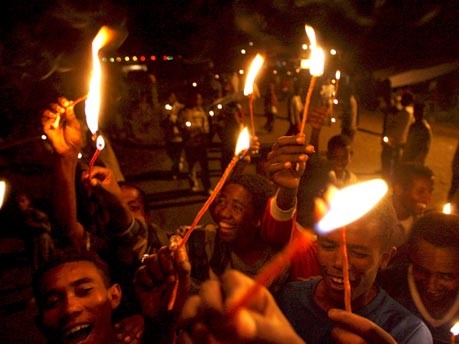 Jahrtausendfeier in Addis Abeba, Äthiopien