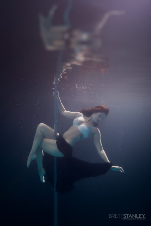 Brett Stanley, Fotoserie "Underwater Pool Fitness"