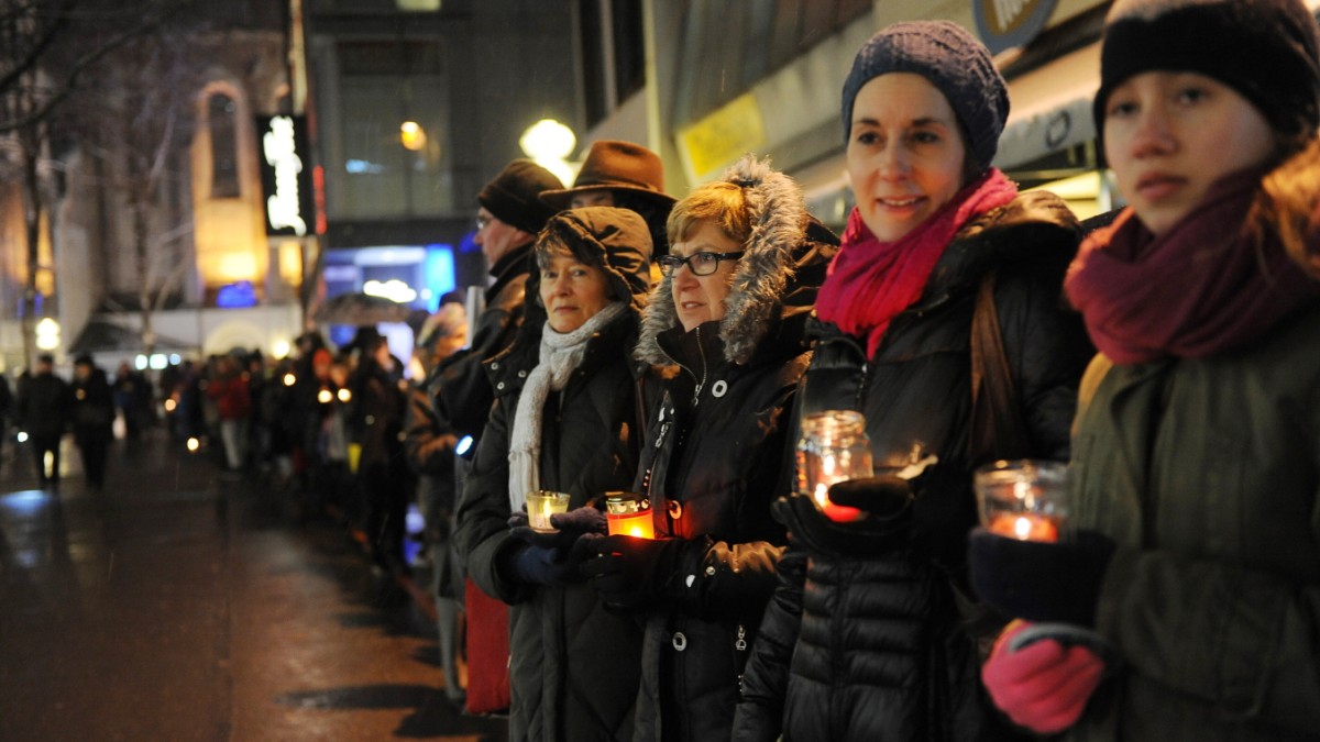 Lichterkette in München: 15 000 Menschen für Toleranz - München
