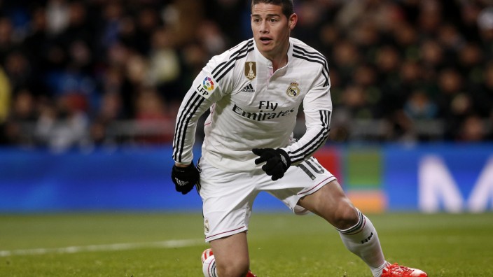 Real Madrid: Schnell unterwegs: James Rodriguez von Real Madrid.