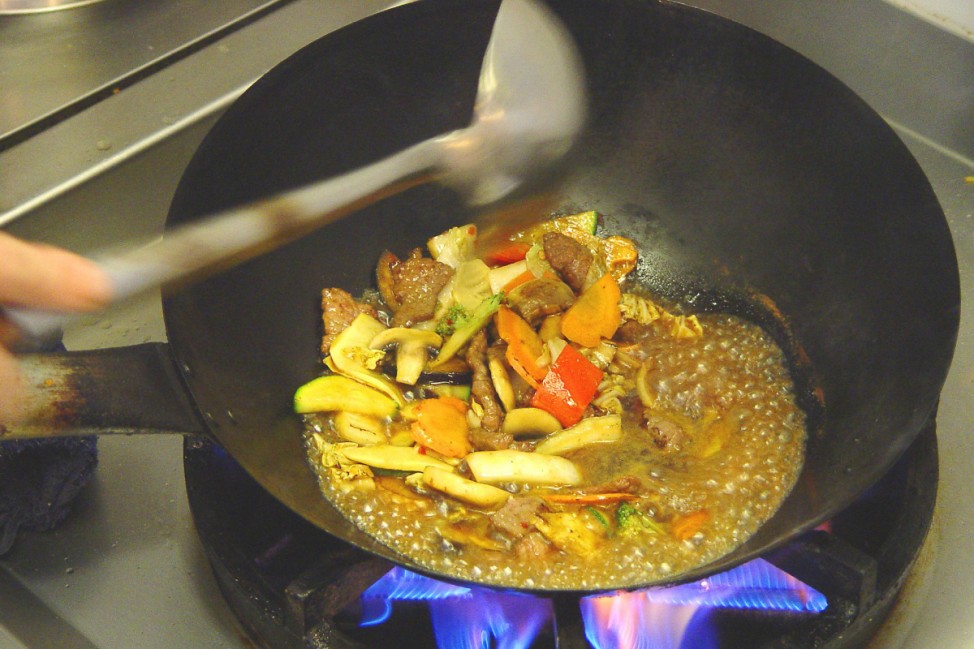 Die Wok-Küche: Viel Gemüse und wenig Fett machen sie so gesund