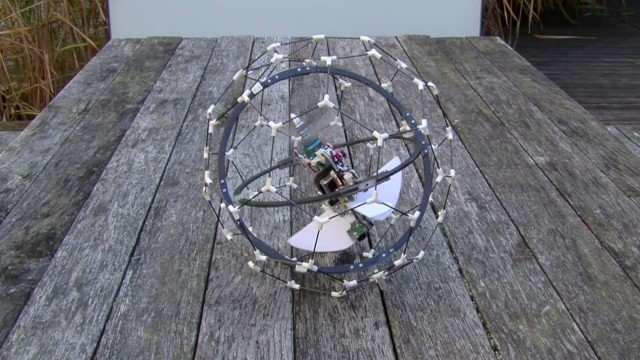 Drohnen-Weltmeisterschaft: Roboter im Carbonkäfig: Der in der Schweiz entwickelte Drohnen-Weltmeister Gimball.