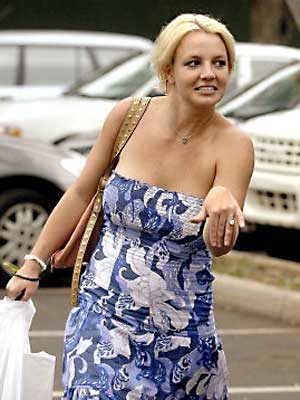 Britney Spears beim Shoppen, März 2006, dpa
