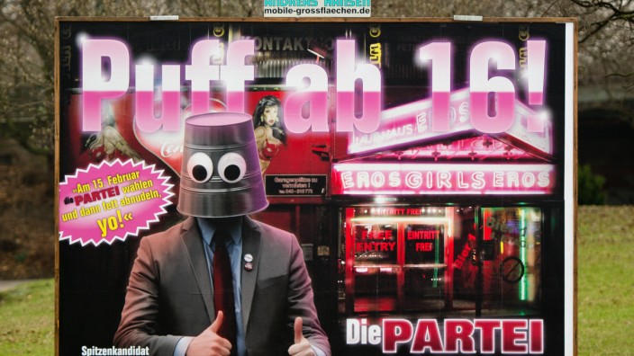 Wahlplakat 'Die Partei'
