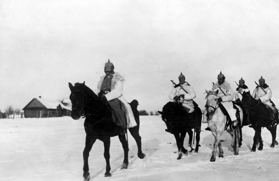 Deutsche Kavallerie in Masuren, 1915; Winterschlacht