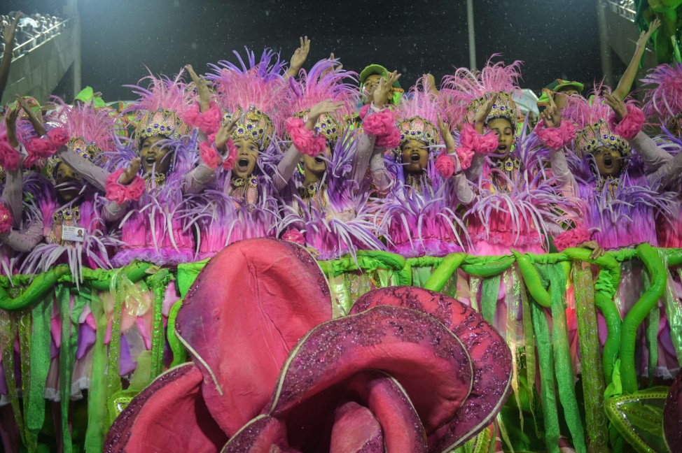 Karneval in Rio de Janeiro, Brasilien, Carnaval, Sambódromo, Samba, Umzug der Sambaschulen