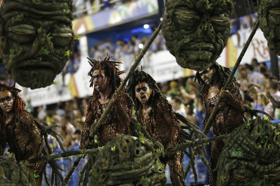 Karneval in Rio de Janeiro, Brasilien, Umzug der Sambaschulen, Samba, Sambódromo