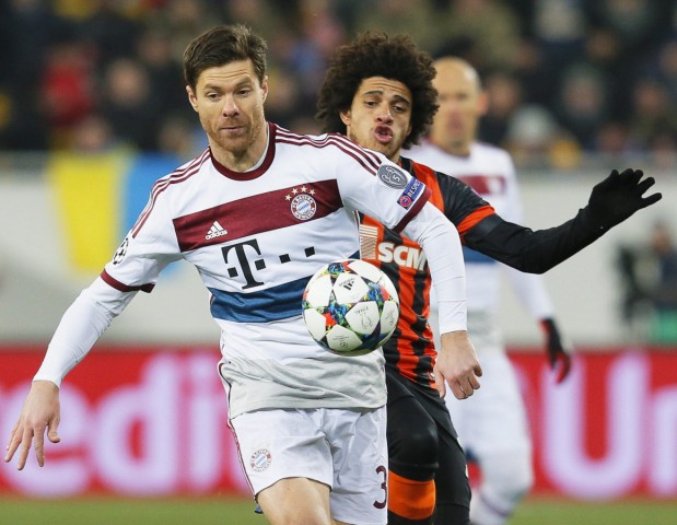 FC Bayern Schachtjor Donezk Champions League Xabi Alonso
