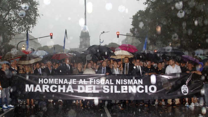 Schweigemarsch für Staatsanwalt Alberto Nisman - Zehntausende Argentinier demonstrieren in Buenos Aires