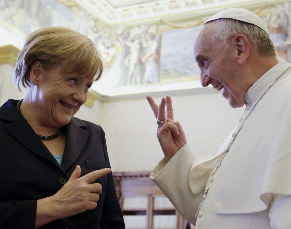 Merkel zu Privataudienz bei Papst Franziskus