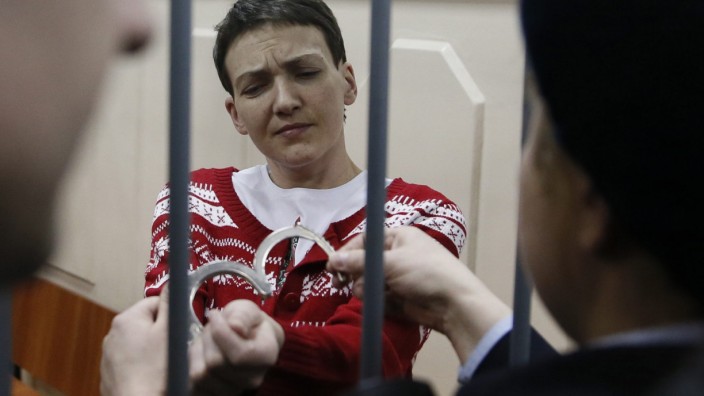 Ukrainian Nadezhda Savchenko on trial