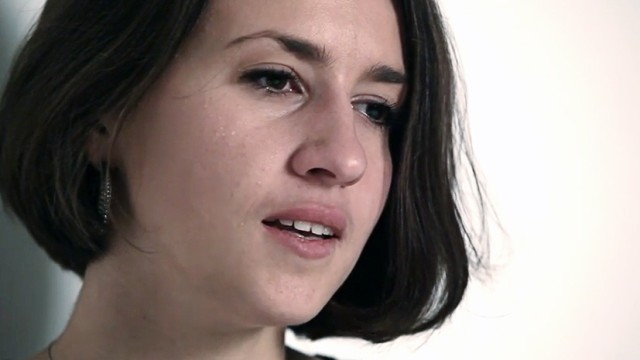 Doku auf Youtube: Screenshot aus dem Film von Christian Seidel: Maritschka Pohorilko, eine Historikerin aus dem westukrainischen Lwiw, verlor auf dem Maidan ihren Verlobten Bohdan Soltschanik.