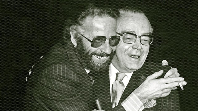 Fritz J. Raddatz und Heinrich Maria Ledig-Rowohlt