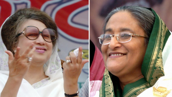 Sheikh Hasina und Khaleda Zia