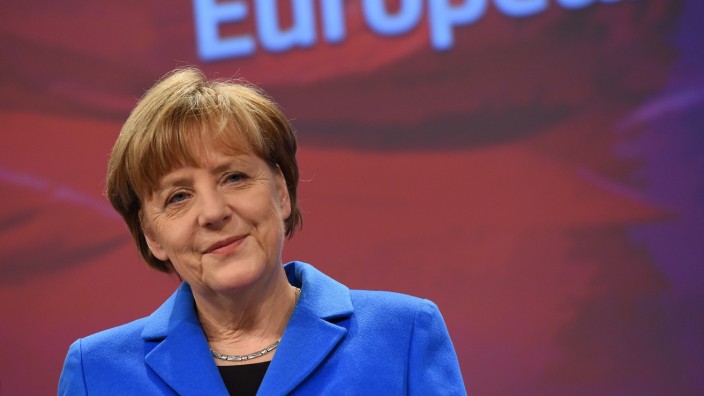 Vorschlag von Juncker: Eine gemeinsame europäische Armee sei ein "Zukunftsprojekt", Bundeskanzlerin Merkel.