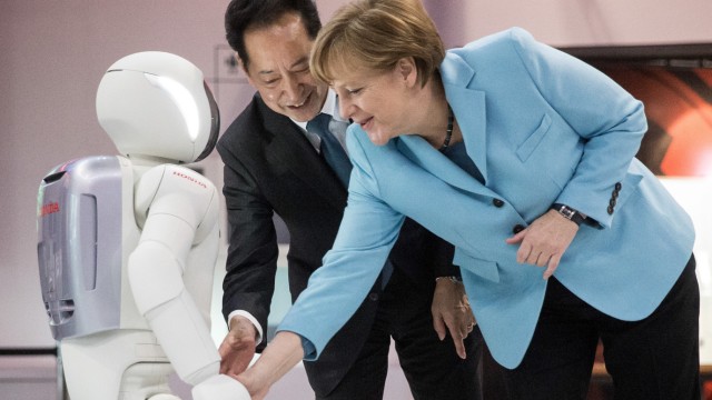 Bundeskanzlerin Angela Merkel (CDU) auf Japan-Reise