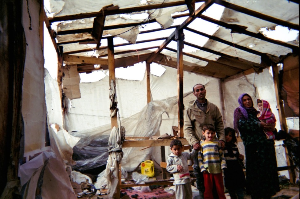 Jasem 7 years, lives with his family in an Informal Settlement in Bekaa Valley