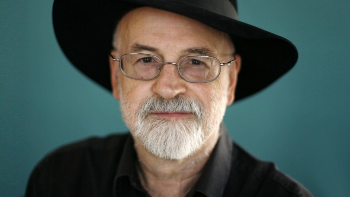 Deutschland Berlin Portrait des Schriftstellers Terry Pratchett 12 09 2006