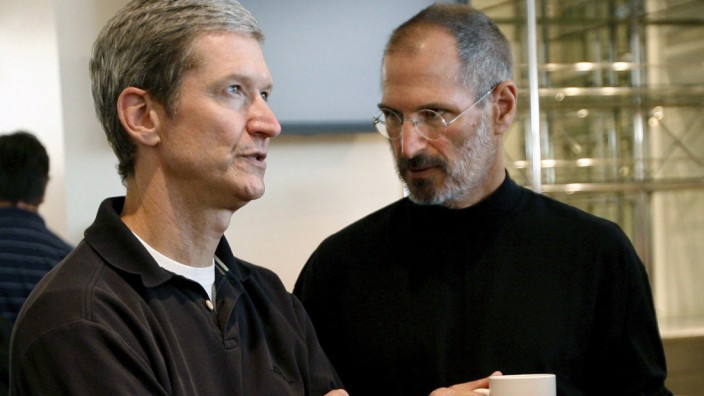 Apple-Manager Jobs und Cook