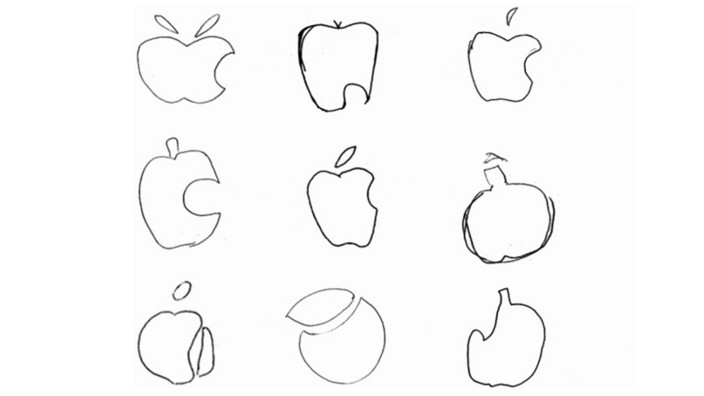 Apple-Logo: Unten abgebissen? Oben? Gar nicht? Die Vorstellungen vom Apple-Logo gingen weit auseinander.