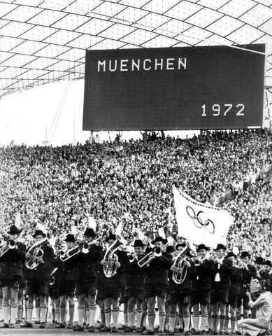 Eröffnung der XX. Olympischen Spiele in München 1972