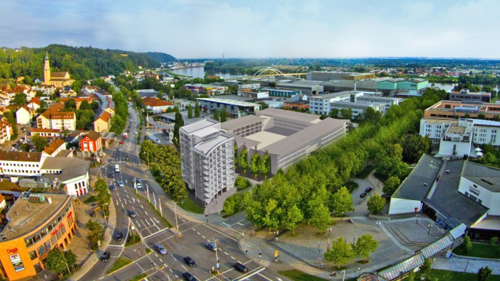 Bürgerentscheid in Niederbayern: "Die Bogen" soll das neue 36 Meter hohe Haus in Deggendorf heißen.