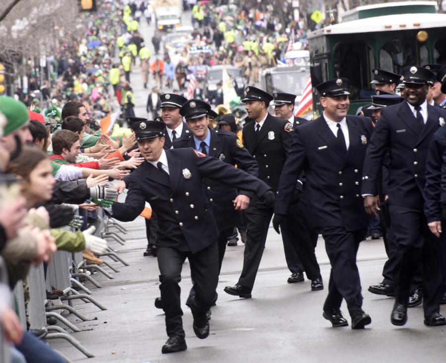 St Patrick's Day Parade in South Boston